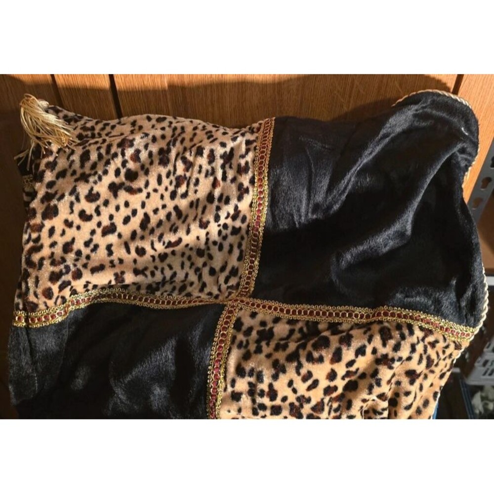 vid 158 Superior Elegance Savane Velvet Throw Blanket 60” x 60”+Pillow Cover